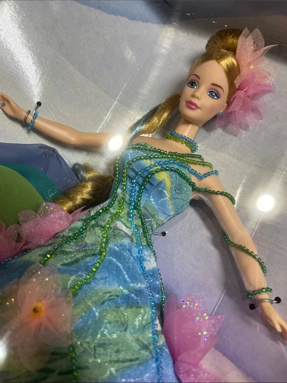 1997 Mattel Claude Monet Water Lily Barbie Limited Edition NRFB